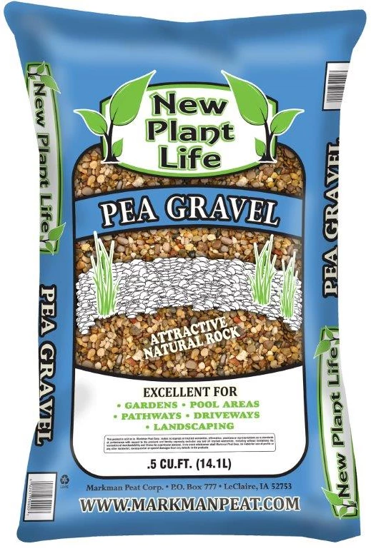 New Plant Life Pea Gravel .5 cu ft. - 100 - Landscape Rocks 1 New Plant Life Pea Gravel .5 cu ft. - 100 - Landscape Rocks