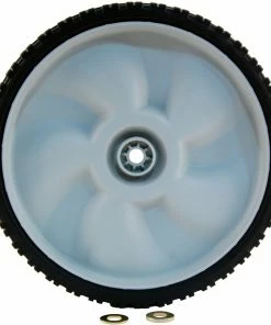 Arnold 11" Universal Plastic Wheel with Adapters - 490-325-0023 - Lawn Mowers & Lawn Care