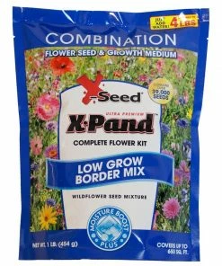 X-Seed X-Pand Low Grow Border Wildflower Kit - 440AS0089UC - Fertilizers & Plant Food