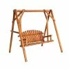 Various Brands Maple Ridge Treated Log Swing - 88-537-0204 - Swings & Hammocks