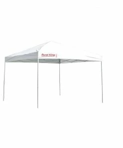 Rural King 10X10 Pop Up Tent Straight White RKCPY10STW - Umbrellas & Sun Shades