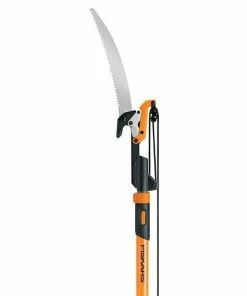 Fiskars Gilmour Power Lever Extendable Pole Saw and Pruner 7 14 inch 393981 1001 - Hand Saws