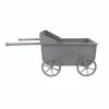 Alpine Rustic Metal Handcart Planter Assorted - KIY460A - Decorative Planters