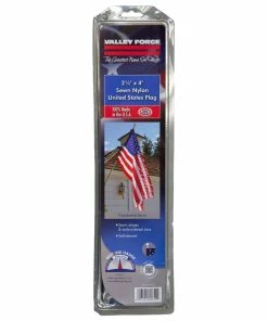 Valley Forge 2.5' x 4' Nylon Sleeved United States Flag - 60650 T - Flags & Flag Poles