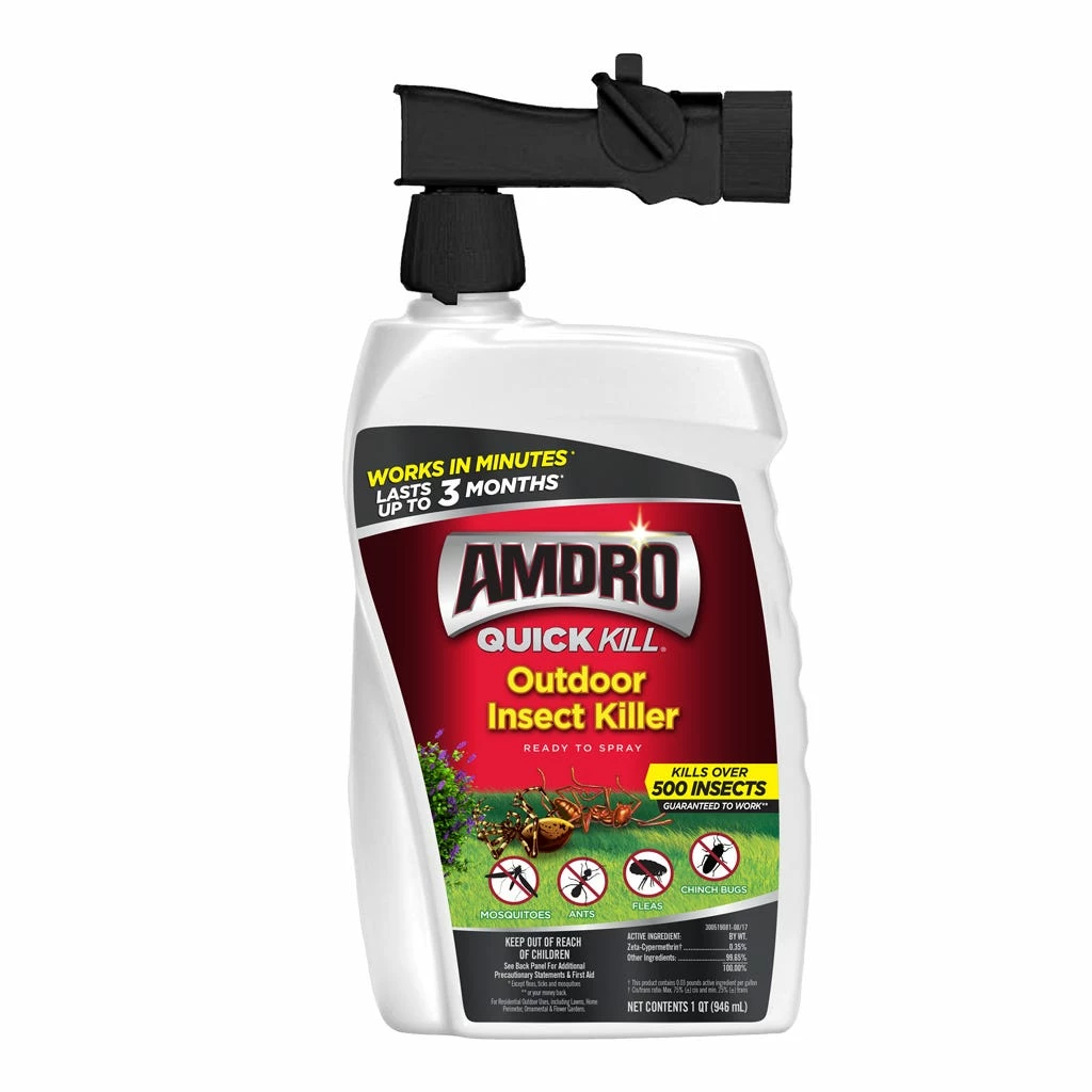 Amdro Quick Kill Ready to Spray Outdoor Insect Killer, 1 Quart - 100522991 - Insecticides