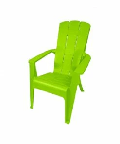 Gracious Living Contour Adirondack Chair Tender Shoots, Green - 11513-20 - Patio Sets & Furniture