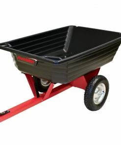 Precision Push and Pull Poly Cart 12 Cubic Feet - LCP1000 - Carts & Wheelbarrows