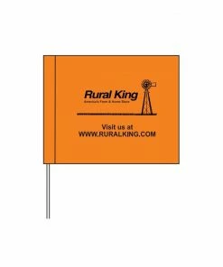Blackburn 4" x 5" Orange Survey Flags - P451WO/B10699 - Flags & Flag Poles