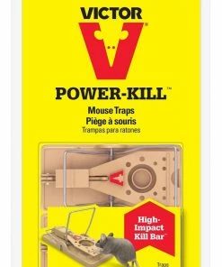 Woodstream Victor Power-Kill Mouse Trap 2 Pack - M142S - Baits & Traps