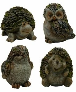 Alpine Assorted Slate Stone Garden Animal Statues NZW152ABB - Garden Accessories