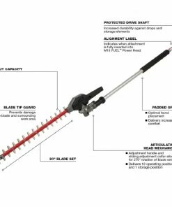 Milwaukee® M18 Fuel™ Quik-Lok™ Articulating Hedge Trimmer Attachment - 49-16-2719 - Trimmers & Edgers -Cheap Lawn Shop e60bd29c8384e94e2e1630b8f287f08fb534a77b 2022006276 5