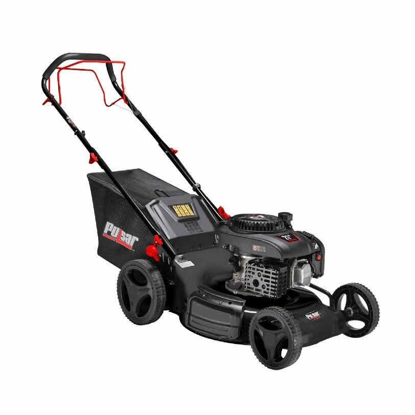 Pulsar 21" Gas-Powered Push Mower Self-Propelled 3-in-1 with 7-Position Height Adjustment - PTG1221S3 - Push Lawn Mowers 1 Pulsar 21" Gas-Powered Push Mower Self-Propelled 3-in-1 with 7-Position Height Adjustment - PTG1221S3 - Push Lawn Mowers