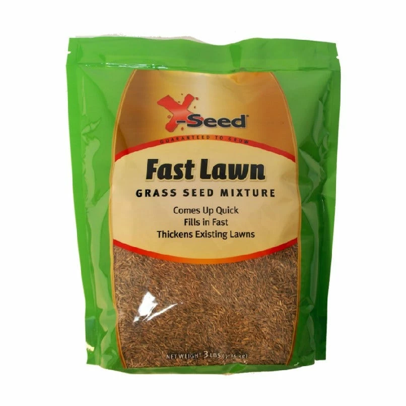 X-Seed Fast Lawn Grass Seed Mixture, 3 lb. Bag - 440AS0104UCT - Fertilizers & Plant Food 1 X-Seed Fast Lawn Grass Seed Mixture, 3 lb. Bag - 440AS0104UCT - Fertilizers & Plant Food