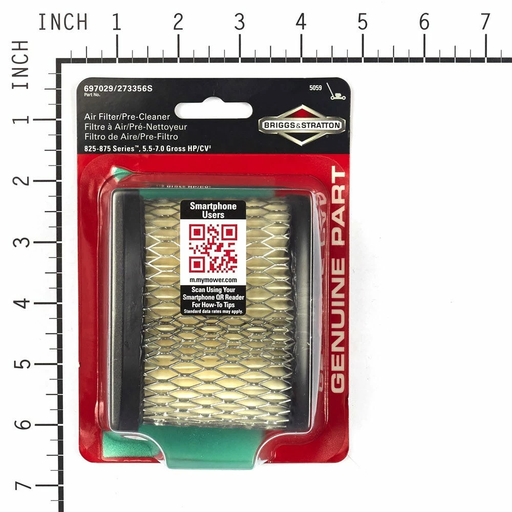 Briggs & Stratton Briggs and Stratton Air Filter/Precleaner for 5.5-6.75 HP Intel Engines 5059K - Small Engines & Accessories 1 Briggs & Stratton Briggs and Stratton Air Filter/Precleaner for 5.5-6.75 HP Intel Engines 5059K - Small Engines & Accessories