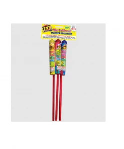TNT Fireworks Mini California Rocket Fountain 3 Pack - 200967 - Outdoor Decor