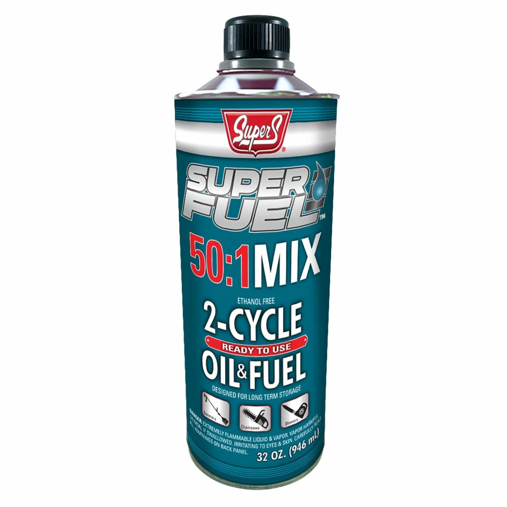Super S Super Fuel Pre-Mixed 50:1 2-Cycle Fuel, 32 oz. - Outdoor Power Equipment 1 Super S Super Fuel Pre-Mixed 50:1 2-Cycle Fuel, 32 oz. - Outdoor Power Equipment
