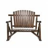 Various Brands Maple Ridge Log Rocker Loveseat - 88-739-0204 - Entryway Furniture