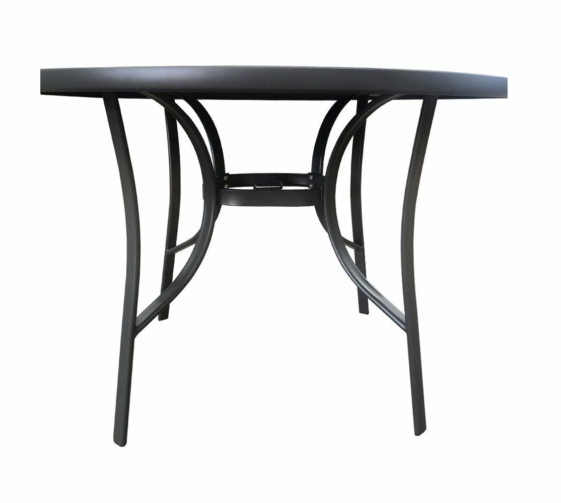 Maple Ridge Steel Patio Round Dining Table - SW-RK966 - Patio Sets & Furniture 2 Maple Ridge Steel Patio Round Dining Table - SW-RK966 - Patio Sets & Furniture - Image 2